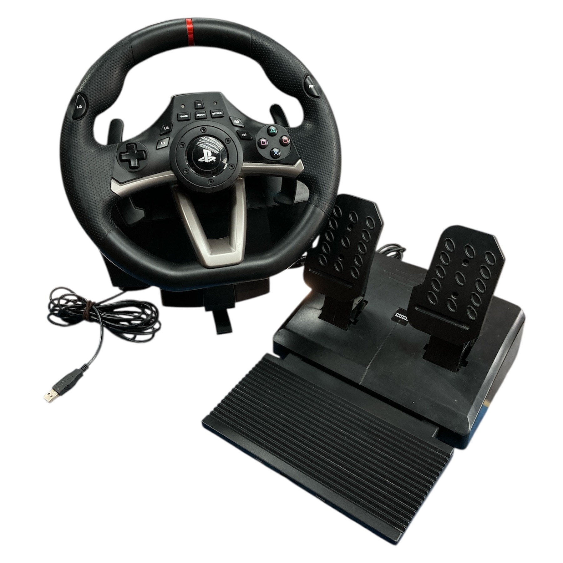 Pre-owned HORI PS4-052 Wheel and Pedals - Own4Less